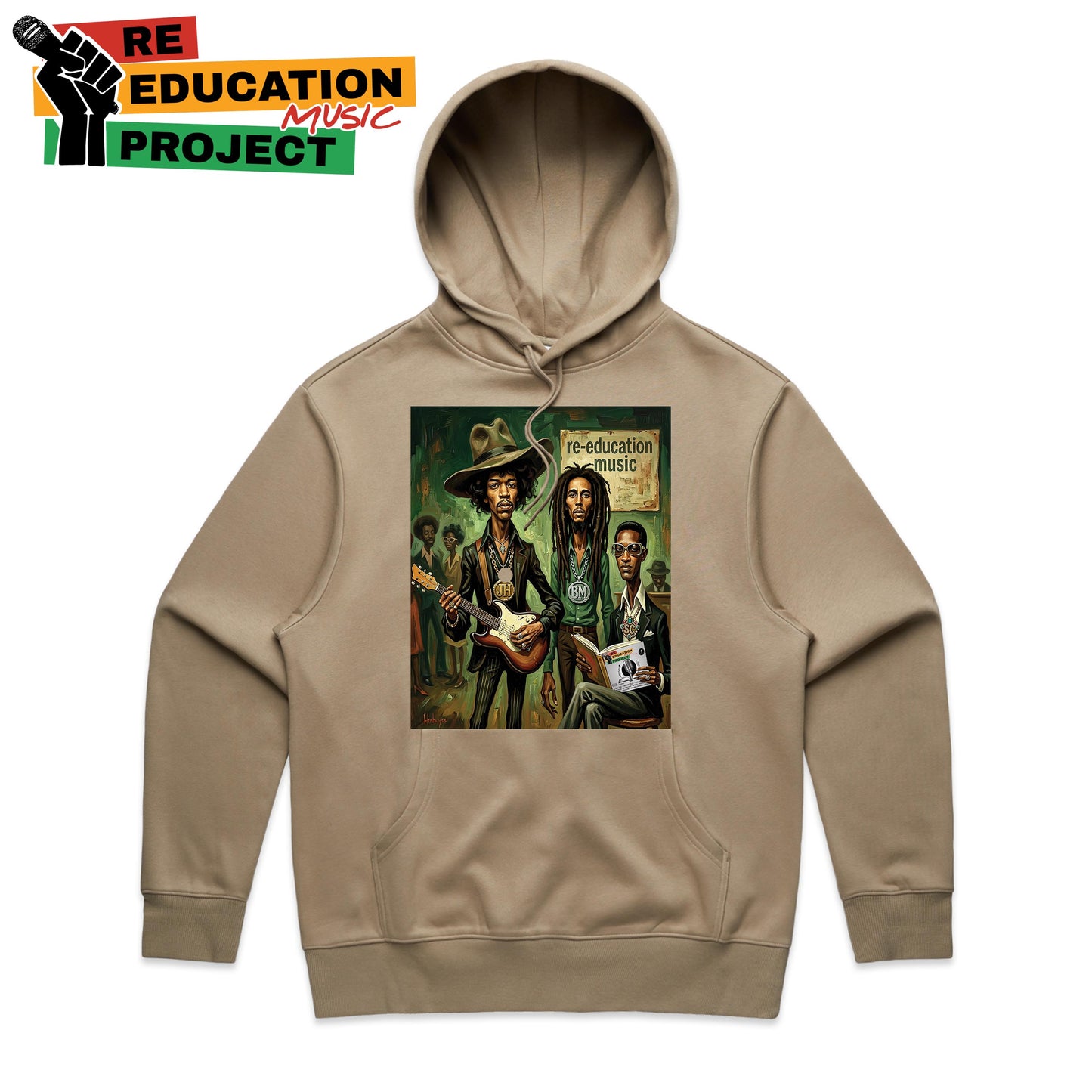 Jim Bob Cooke - Art Piece-Sand Pullover Hoodie