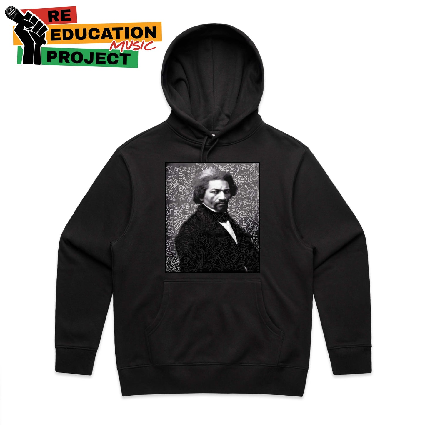 Frederick Douglass Black Pullover Hoodie