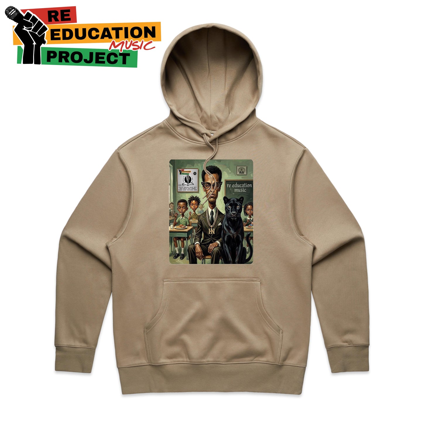HUEY - art Piece- Sand Pullover Hoodie