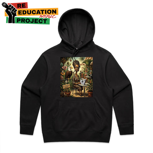 Maya-art piece - black pullover hood